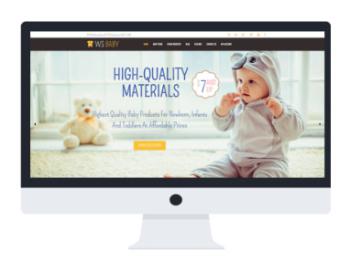 WS Baby Adorable Baby Store WordPress theme